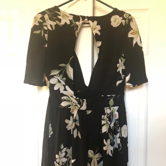 Floral Print Romper - Picture 3 of 4